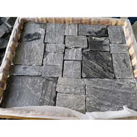 M Black Castle Stone Mosaic Tile - Size: Different Size