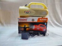 Kadio Nano 4.5 Rechargeable Torch - Plastic Body, 4500mah Lead-acid Battery, 48w Power, 1.2km Range | 8 Hours Usage, 4 Hours Charging Time, White Light