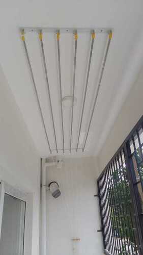 Ceiling mounted pulley type cloth drying hangers in Paravur Kochi