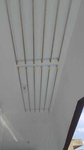 Ceiling mounted pulley type cloth drying hangers in Manjaly kochi