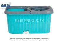 Gebi Spin Bucket mop With 360 Degree Rotation Plastic Spinner 12 liters