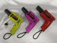 Cold Pyro Party Gun - Metal, Hand Held, Black With Radium Accents | Perfect For Parties, Events, Celebrations, And Special Occasions