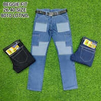 Boys Baggy Fit Jeans Pant - Durable Denim, Adjustable Waistband, Classic 5-Pocket Style, Loose Fit, Easy Washable