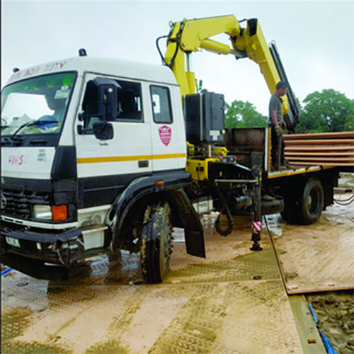 PortaDeck Mats for Roads within Storage Yards