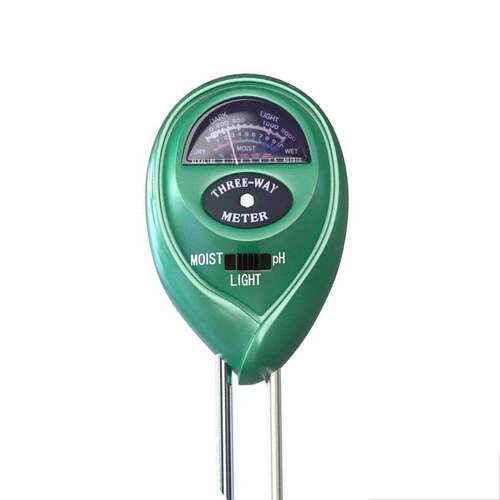 Green Soil Tester 3-In-1 Plant Moisture Sensor (Green) (0473)