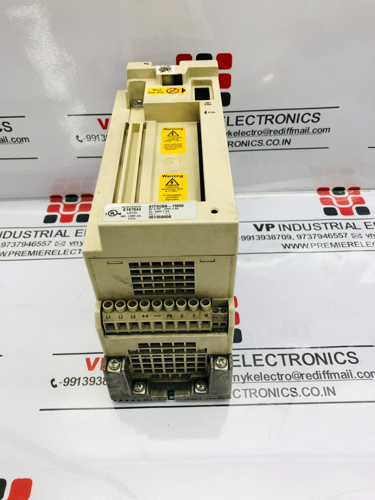 KEB F5 AC SERVO DRIVE 0.75KW 415V  07F5CBB-YM00