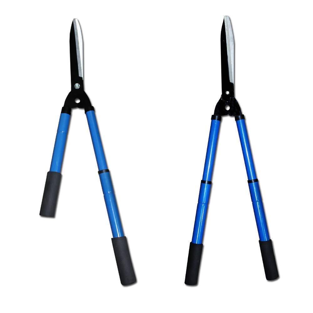 GARDENING TOOLS - HEAVY DUTY HEDGE SHEAR ADJUSTABLE GARDEN SCISSOR WITH COMFORT GRIP HANDLE (0484)