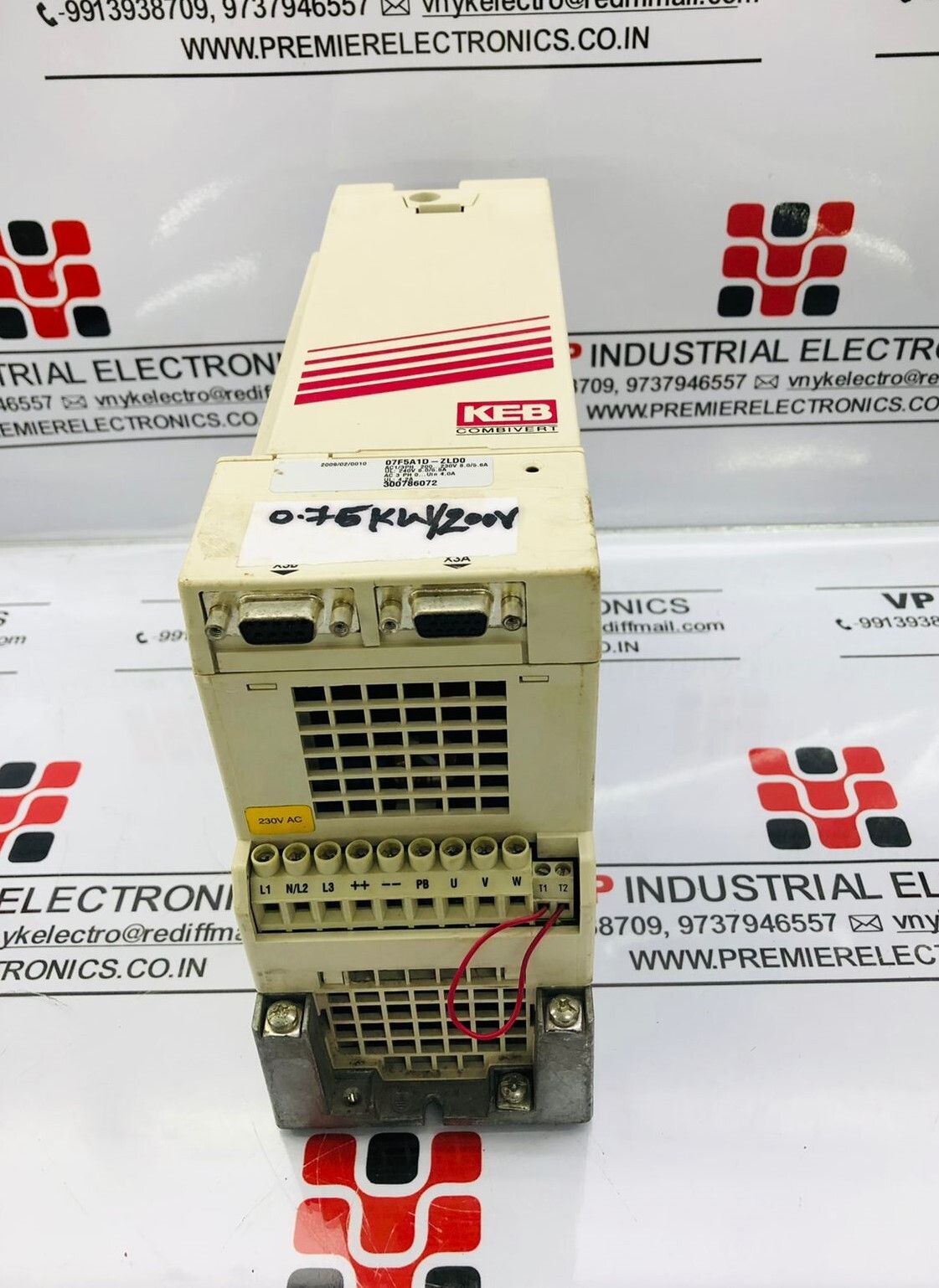 KEB F5 SERVO DRIVE  0.75KW215V   07F5A1D-ZLD0