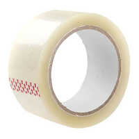 38 Micron Transparent Bopp Tape - Acrylic Adhesive, Single-sided, Flexible And Smooth Finish, Custom Sizes Available