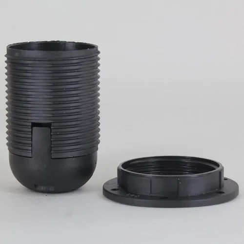 Black E27 Thermoplastic Lamp Holders