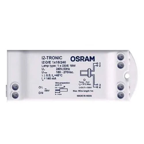 White Uv Electronic Ballast Osram 18W For Uvc Lamp