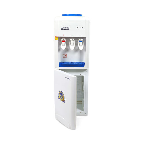 White Atlantis Sky Hot Normal And Cold Water Dispenser With Cooling Cabinet