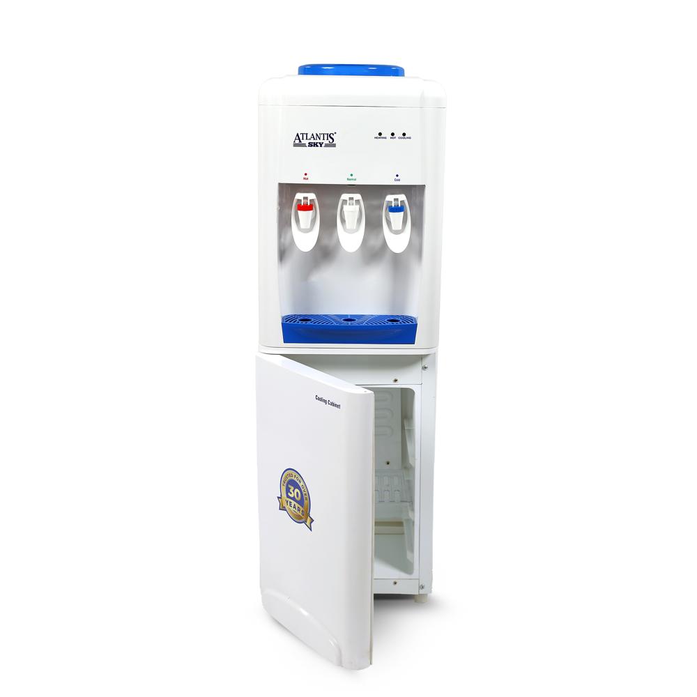 Atlantis Sky Hot Normal and Cold Water Dispenser with Cooling Cabinet