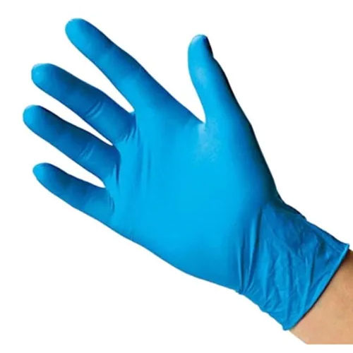 Disposable Blue Nitrile Hand Gloves Usage: Safety