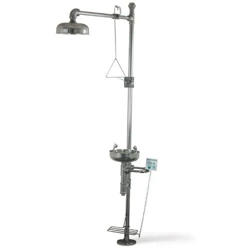 Silver Udyogi 6250 Safety Shower Cum Eyewash Station