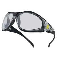 Deltaplus Polycarbonate Safety Goggles - Lightweight Impact Protection, Adjustable Strap, Black Color | Chemical Splash And Dust Resistance