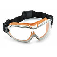 Ultraview Chemical Splash Safety Goggles - Plastic Material, Industrial Usage, White Color | Enhanced Protection Features