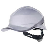 White Baseball Cap Type Safety Helmet