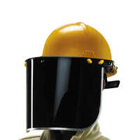 Udyogi Fc-48 G Face Shield Carrier - Plastic Material, Industrial Use , Black And Yellow Color For Optimal Protection