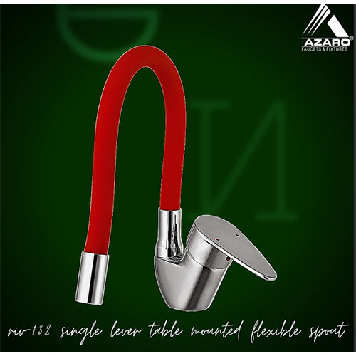 SWAN NECK AZARO RIVOZA Single Lever Mounted Flexible Spout