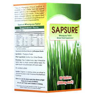 500Mg Wheatgrass Tablet Green Food Supplement Room Temperature