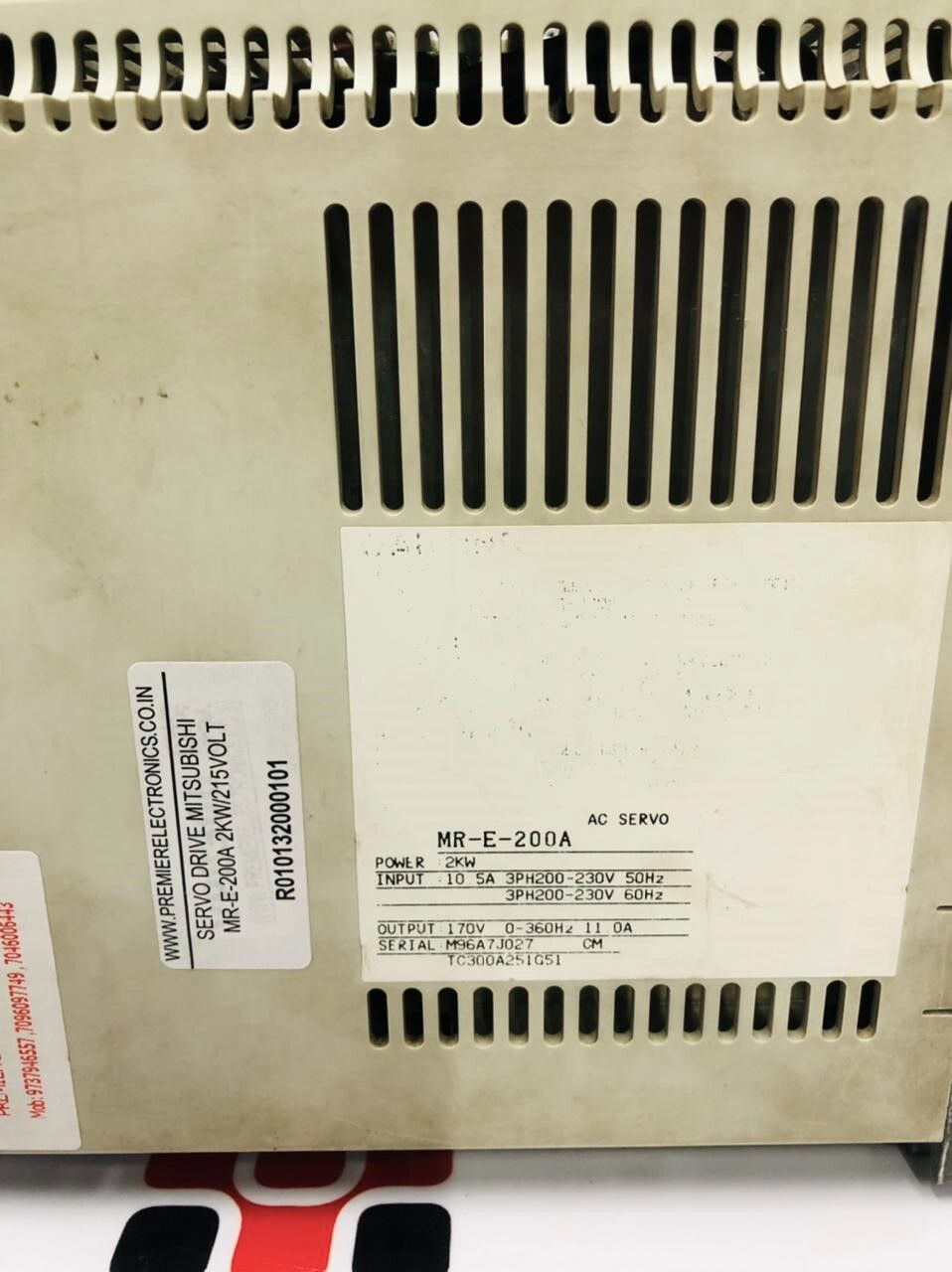 MITSUBISHI SERVO DRIVE MR-E-200A 2KW 215V