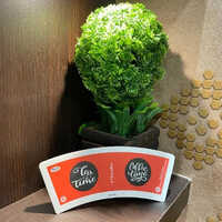 Printed Paper Cup Blanks - 140 Gsm , Food-grade White Paperboard With Pe Coating And Custom Printability Features