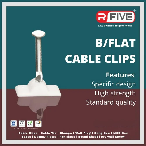 B-Flat Cable Clips