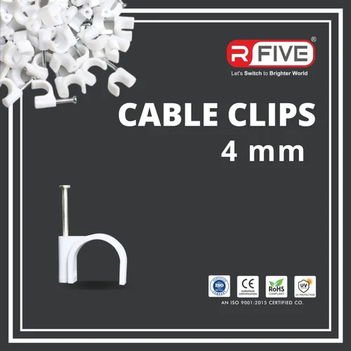 4 mm Cable Clips