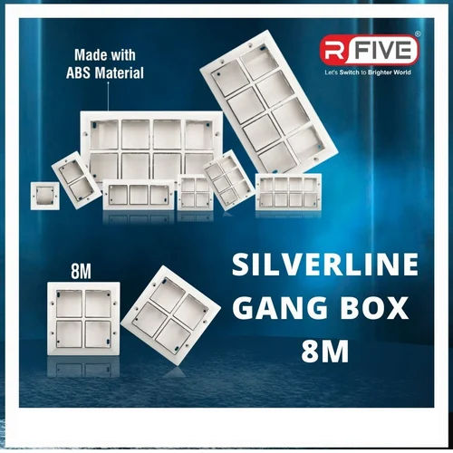 White 8M Titan Modular Silverline Gang Box