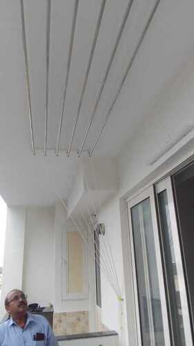 Ceiling mouted pulley type cloth drying hangers in Anjur Trissur