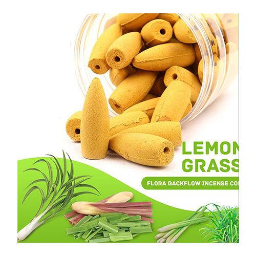 Lemon Grass Flora Bckflow Incense Cone