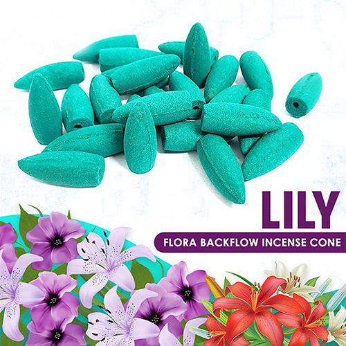 Lily Flora Bckflow Incense Cone