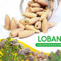 Loban Flora Bckflow Incense Cone