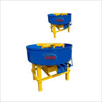 Pan Concrete Mixer Machine - Mild Steel Build, 800 L Capacity | Automatic, Computerized, Manual Control System, Cast Iron Blades