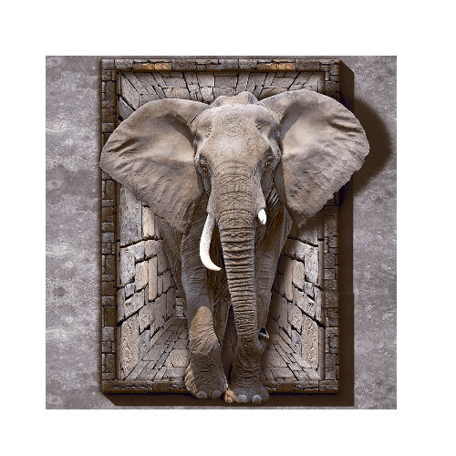 Elephant Printed Poster Tiles