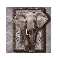 Elephant Printed Poster Tiles