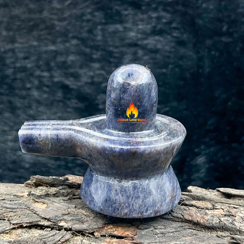 Easy To Clean Blue Aventurine Shivling  For Home Decoration