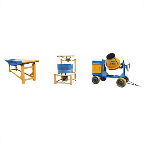 Sky Blue Vibrator Paver Block Making Machine