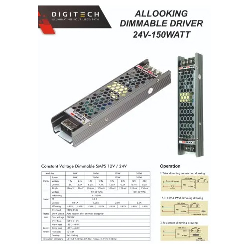 24V Allooking Dimmable Led Driver