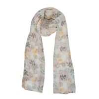 Chiffon Printed With Lurex Scarves - Chiffon With Lurex Thread, 50x180 Cm, Multicolor , Soft Texture, Elegant Shimmer, Lightweight