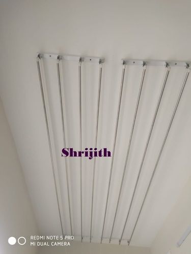 Ceiling mounted pulley type cloth drying hangers in Elamakkara Trissur