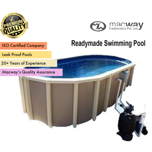 Blue Or As Per Customer Requirement Readymade Swimming Pool