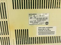 MITSUBISHI SERVO DRIVE MR-J2-70B-A27   5.1AMP 200VOLT