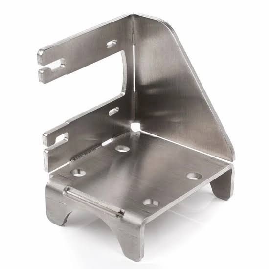 Industrial Sheet Metal Component - Stainless Steel | Cnc Punching, Polished Surface Treatment For Enhanced Durability And Performance