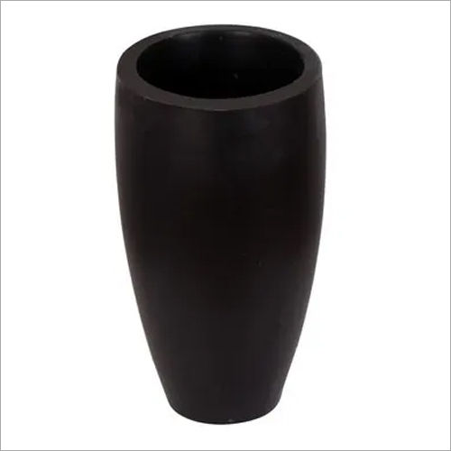 Black Cylindrical FRP Pot