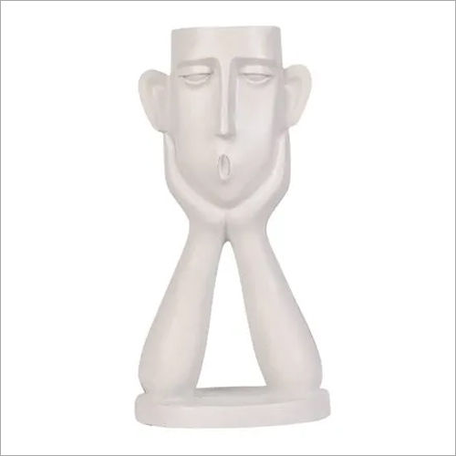 White Wow Face Planter