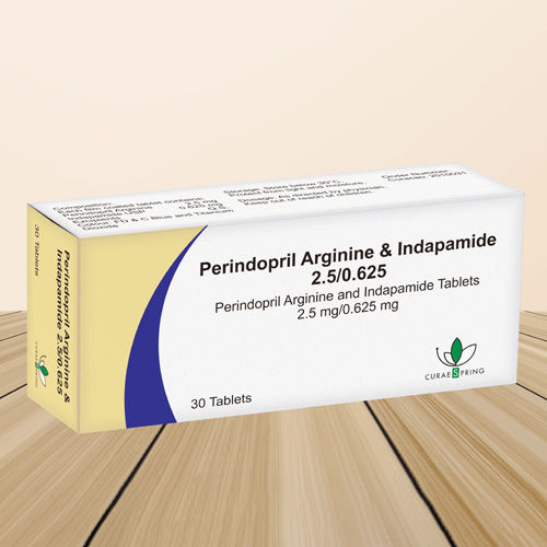 पेरिंडोप्रिल आर्जिनिन और इंडैपामाइड टैबलेट 2.5 मिलीग्राम-0.625Mg सामान्य दवाएं