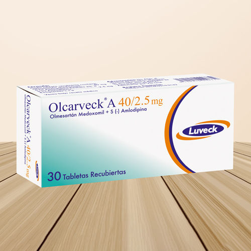 Olcarveck A Olmesartan Medoxomil And S-Amlodipine Tablets 40 mg-2.5 mg