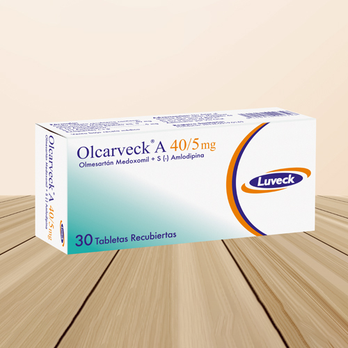 Olcarveck A Olmesartan Medoxomil And S-Amlodipine Tablets 40 mg-5 mg